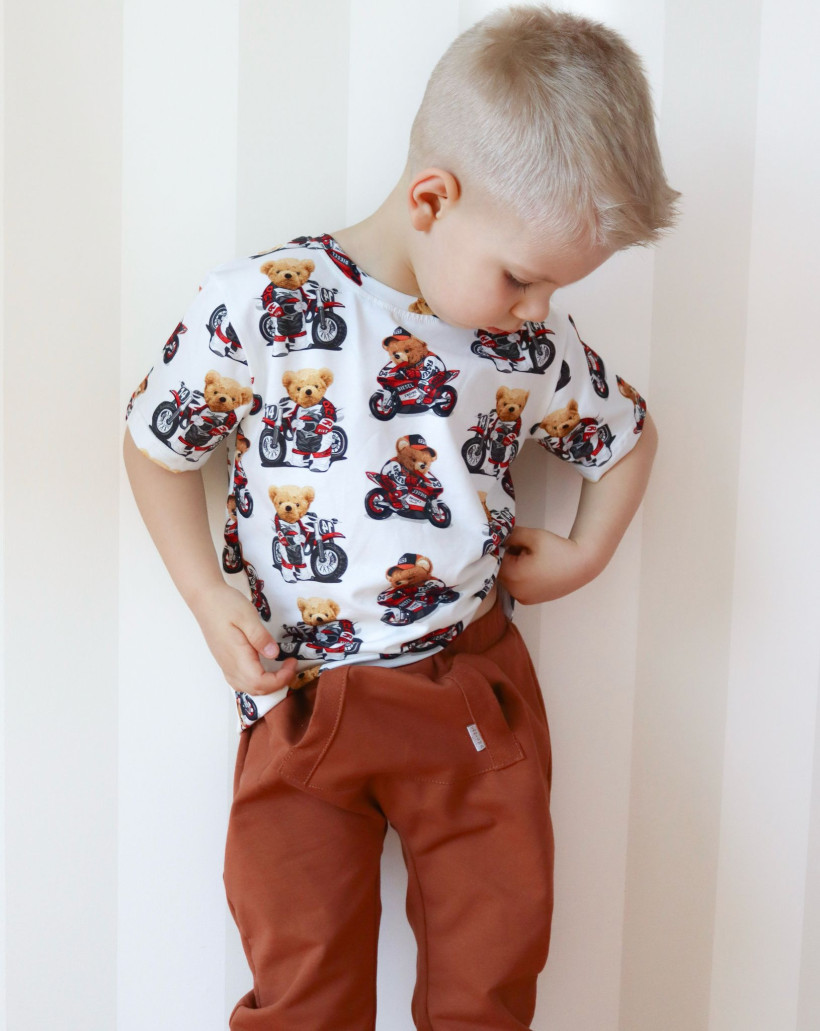 Bluzka misie na motorkach Chrisma