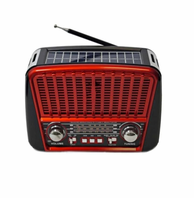 radio solarne z latarką
