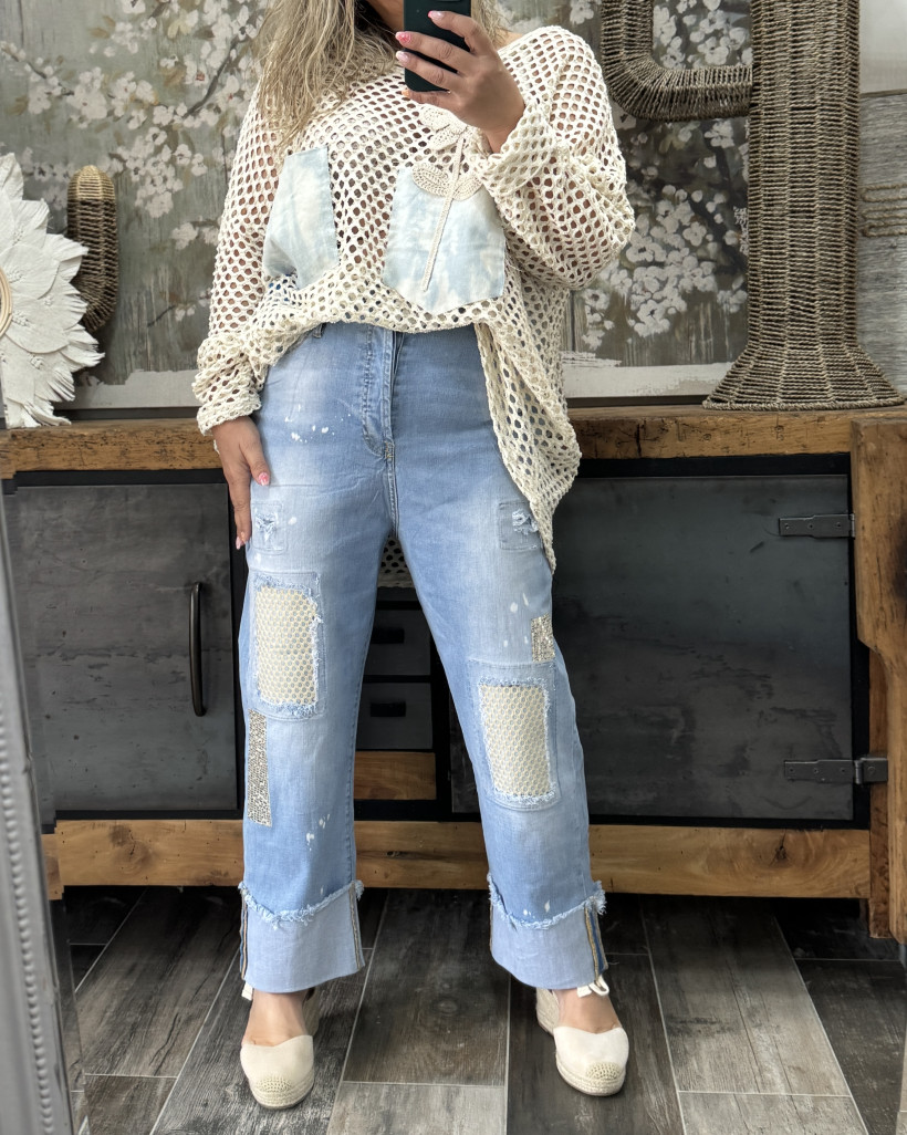 Réf 4331 Jeans boyfriend 36 ➡️ 48