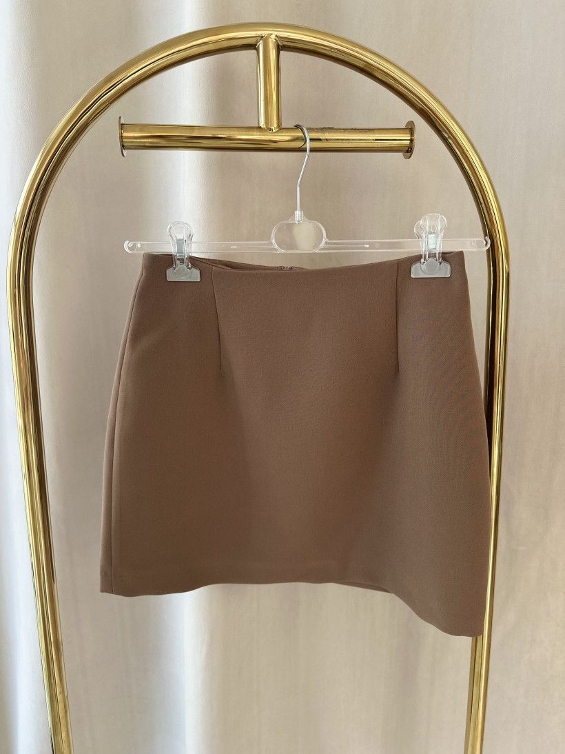 EM SPÓDNICZKA MINI KARMEL