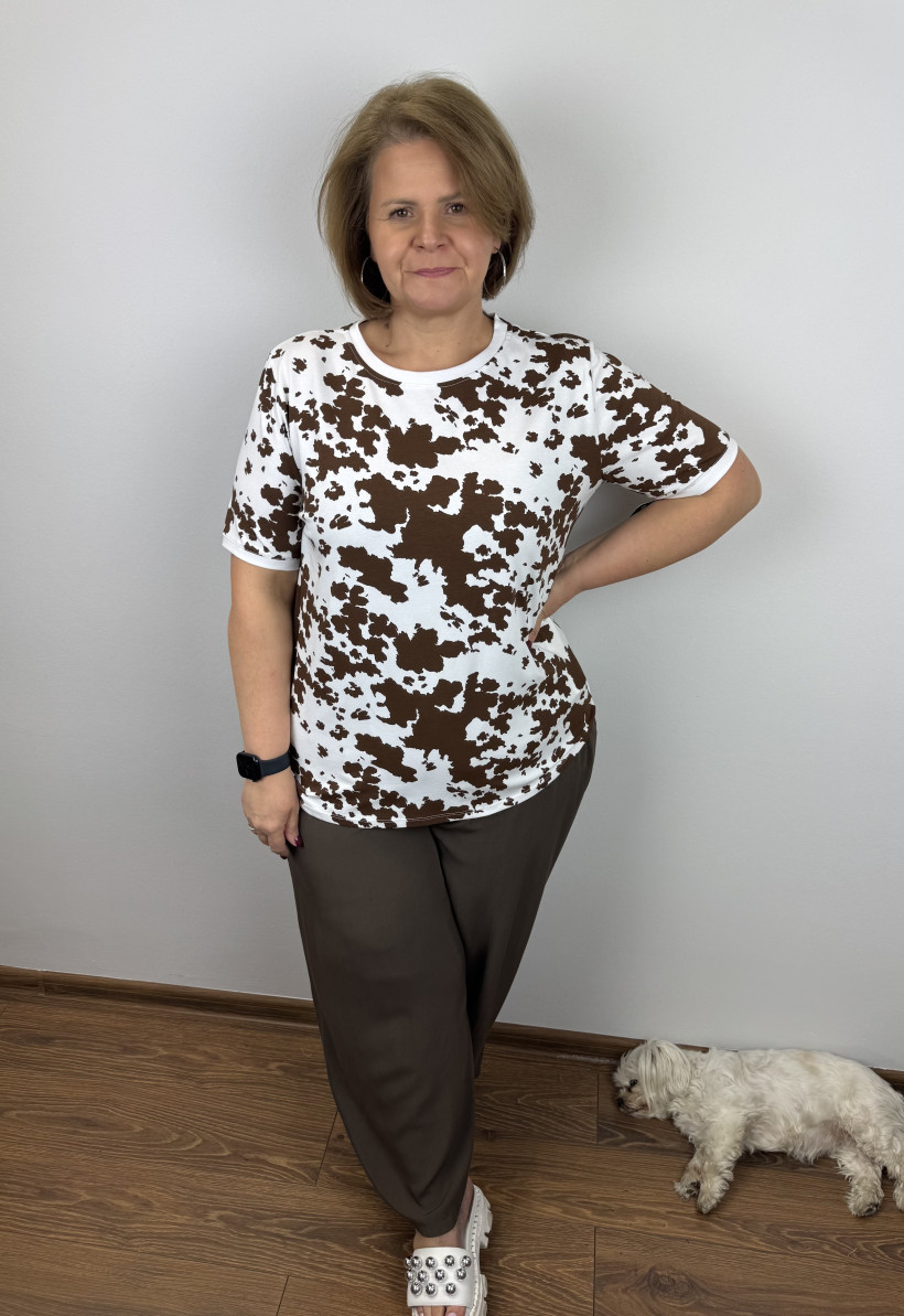 Bluzka, krówka - wł. - 10565 - czekolada