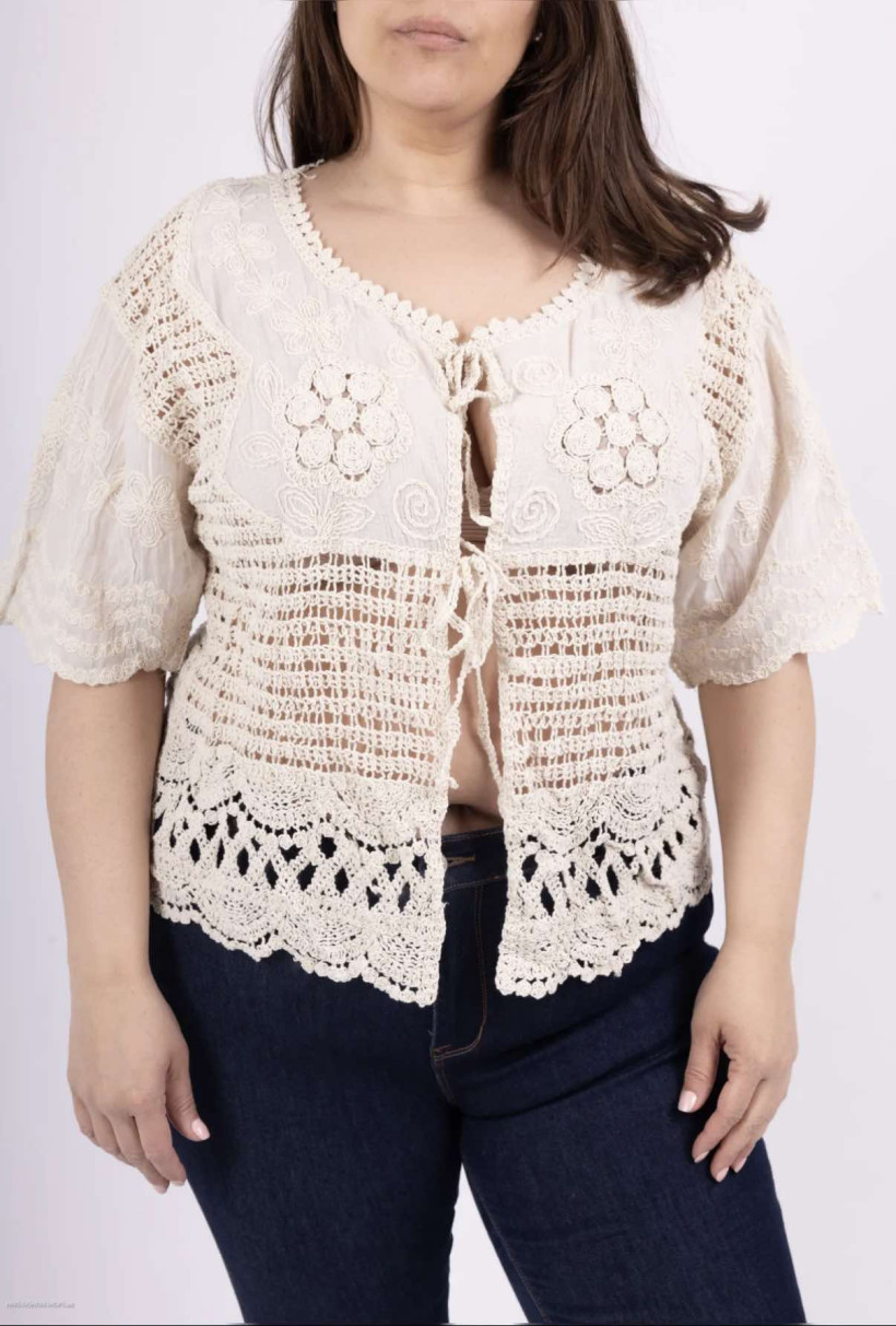 gilet en crochet