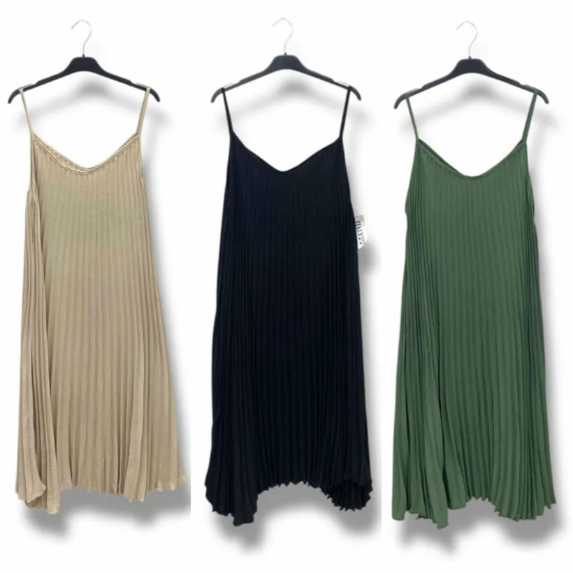 robe longue plissé