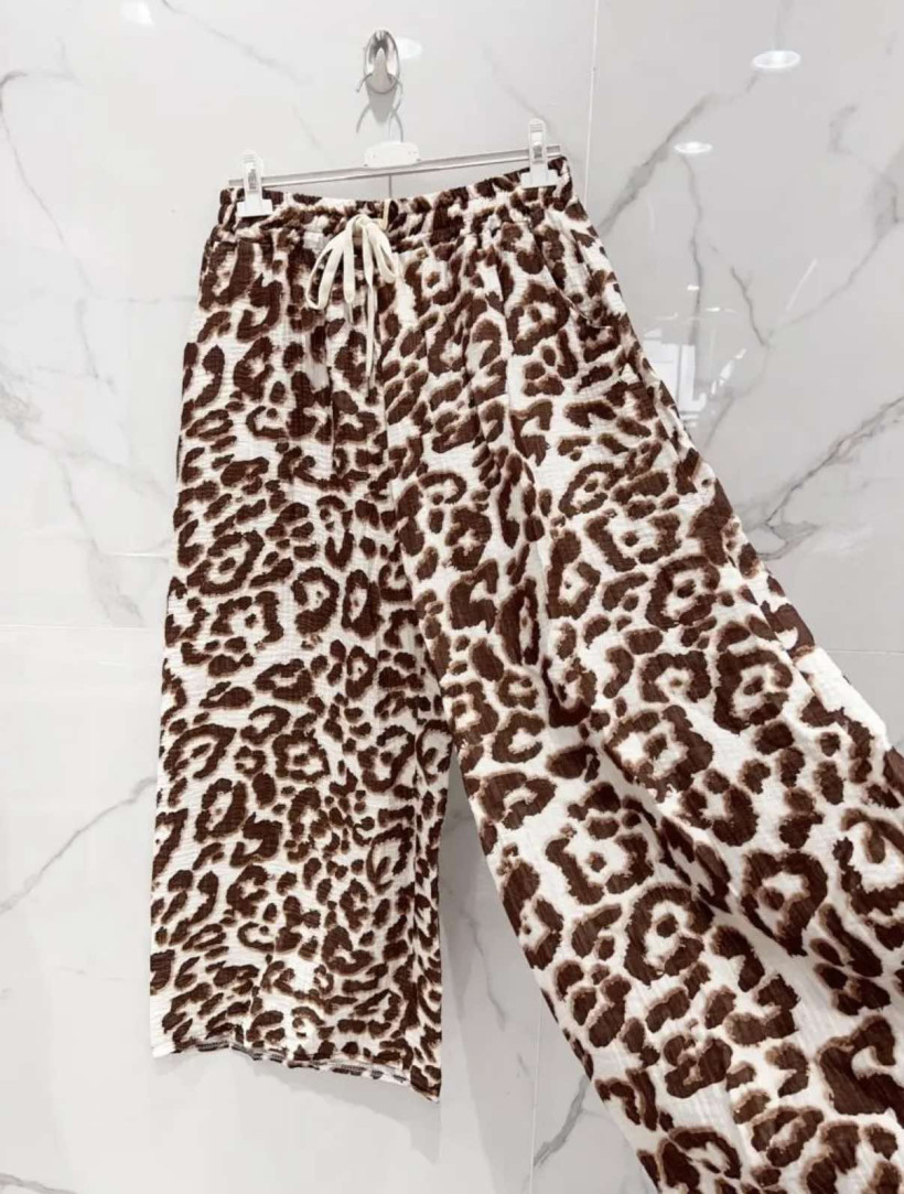 pantalon fluide "girafe"