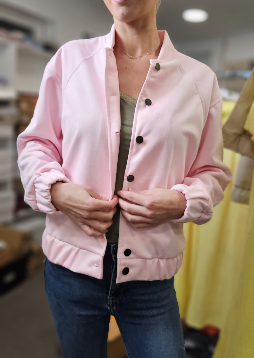 BOMBERS SUEDINE ROSE