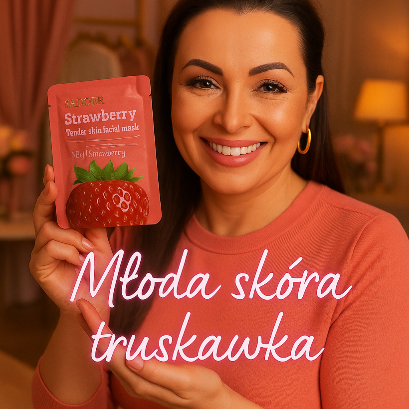 MASECZKA MŁODA SKÓRA TRUSKAWKA