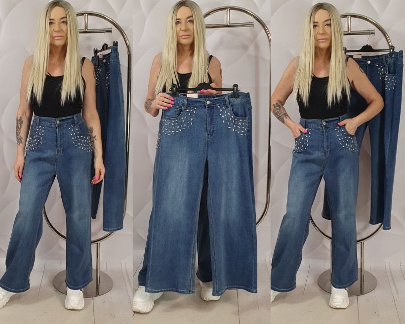 SPODNIE JEANSOWE KIPP YW012 TK3 ĆWIEKI