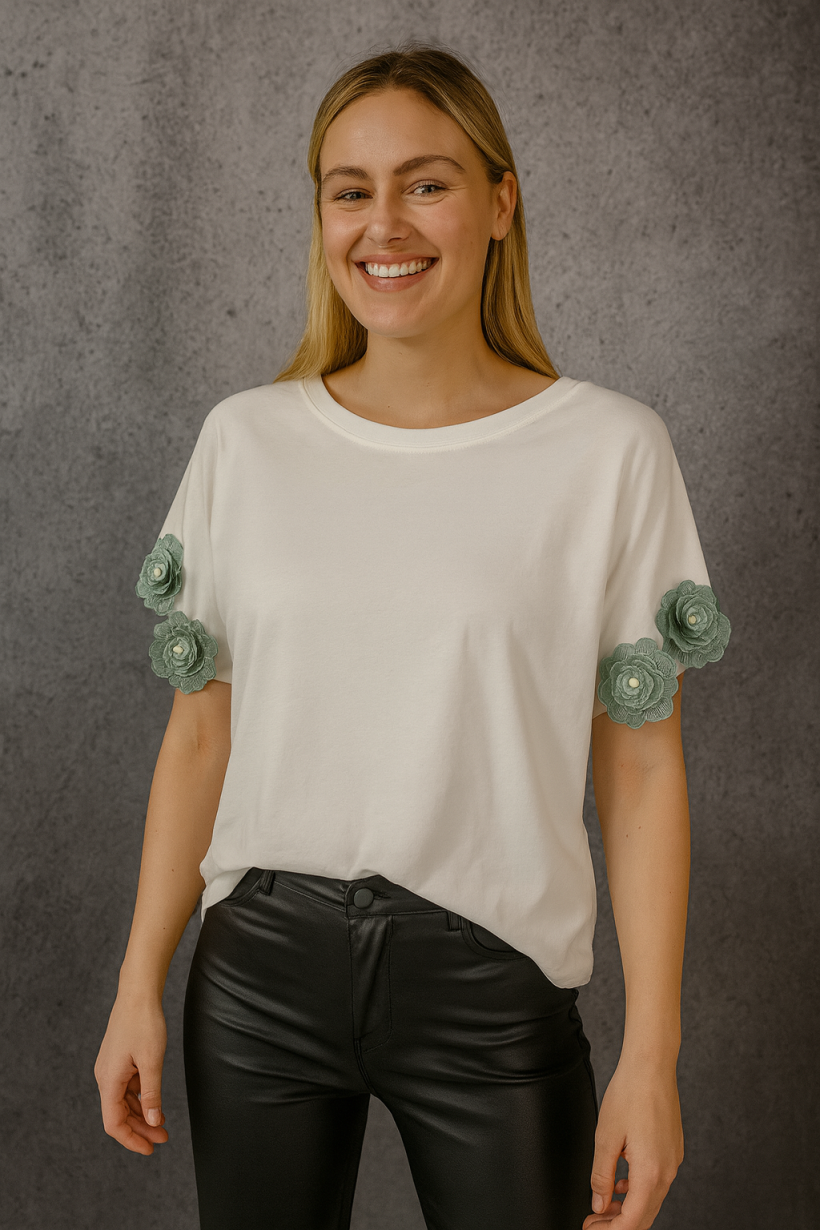 BLUZKI KWIATY RĘAWKI