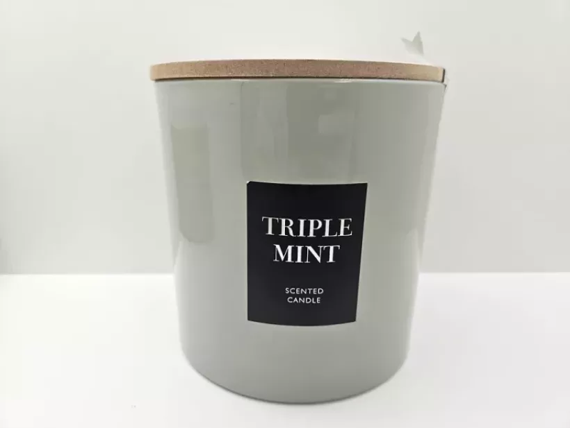 DUŻA ŚWIECA TRIPLE MINT SCENTED CANDLE
