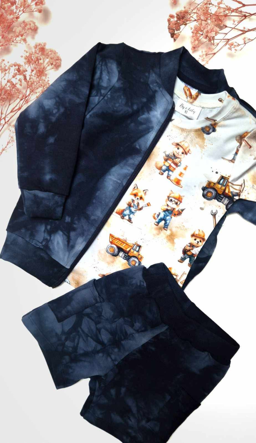 Spodenki Ciemny marmur By o baby