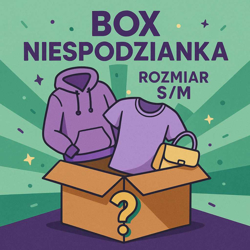 WYPRZEDAŻ box rzeczy uszkodzonych w rozmiarze  S/M