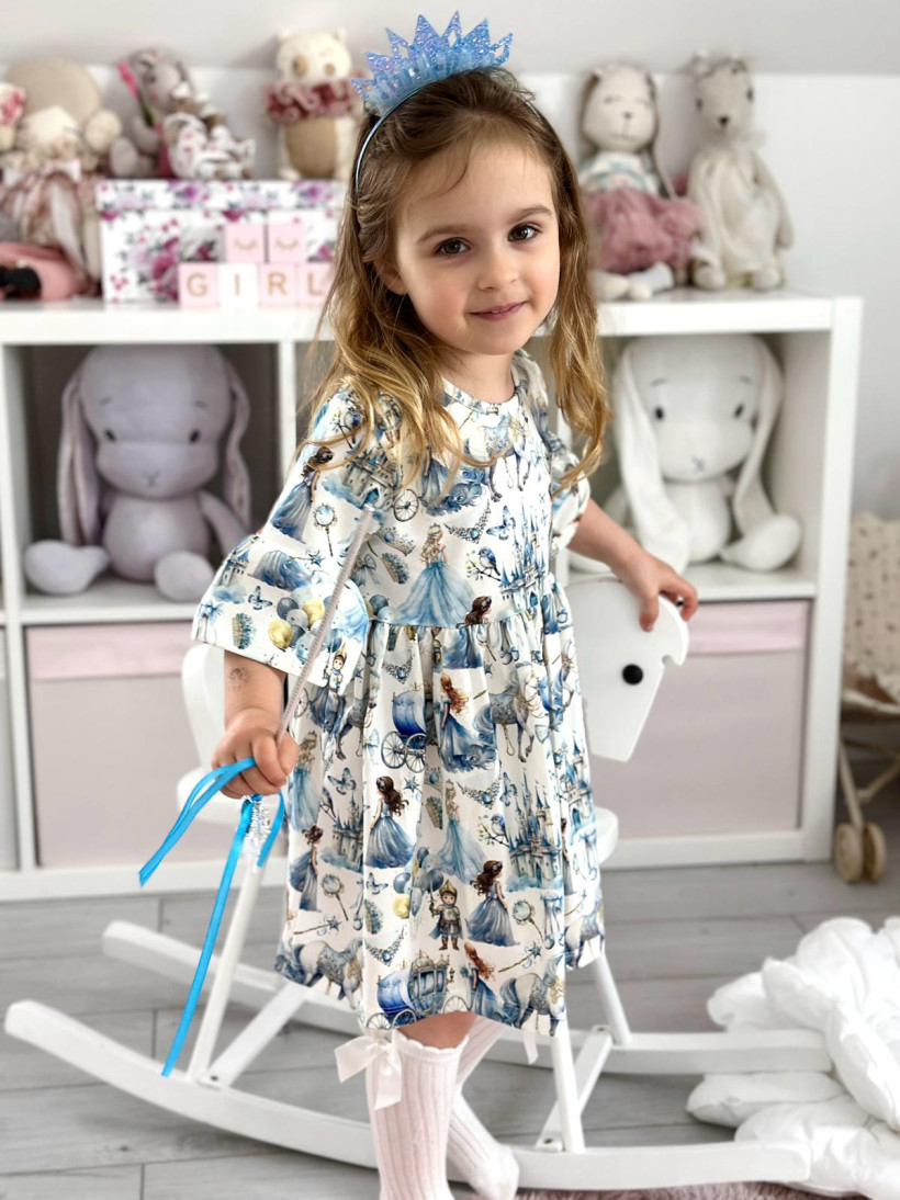 Sukienka księżniczki błękit CHRISMA