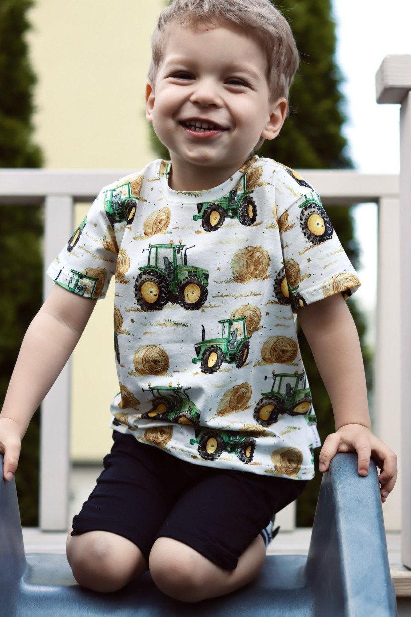 Bluzka Traktory Zielone Chrisma