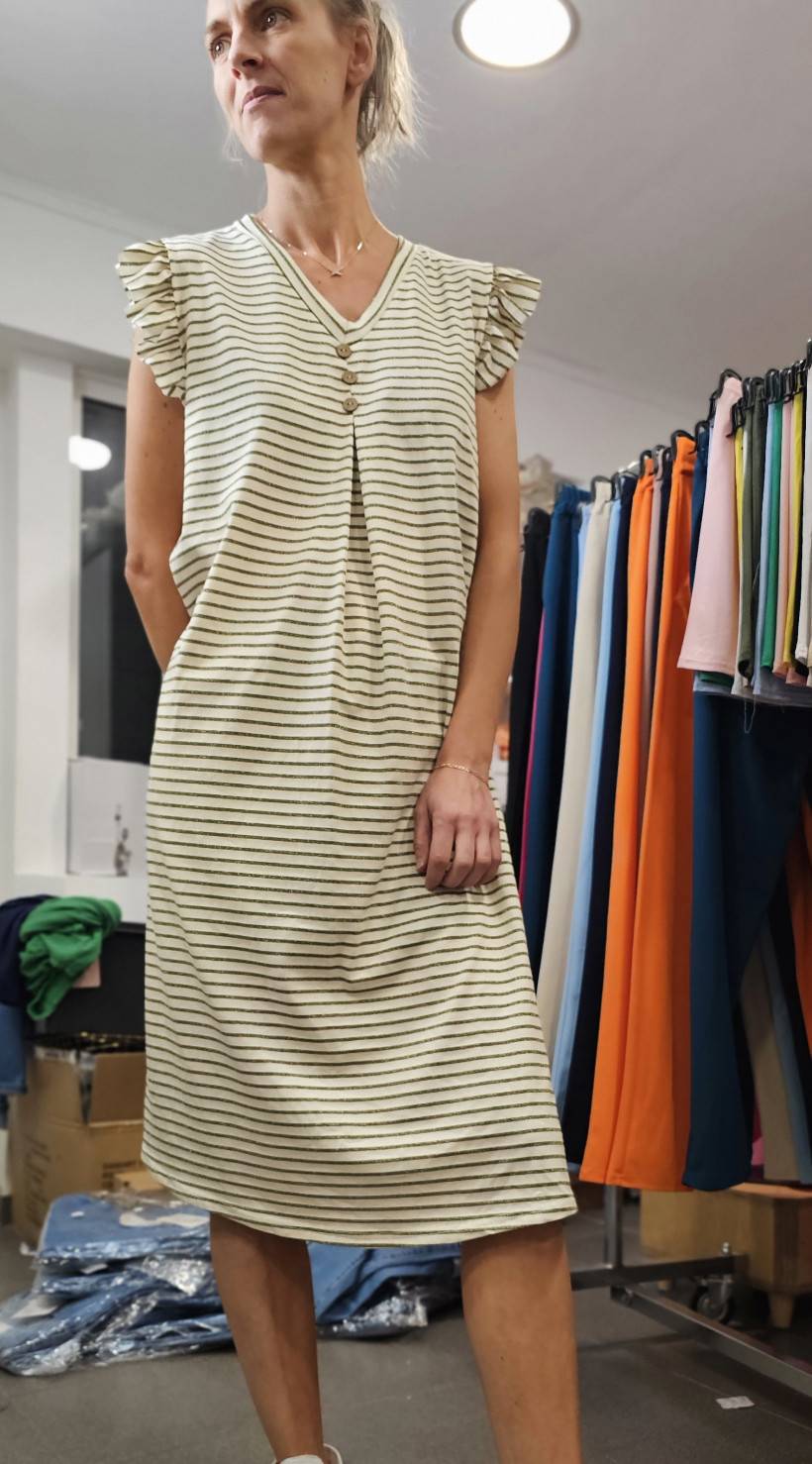 ROBE RAYURES CORINNE TU 36-44