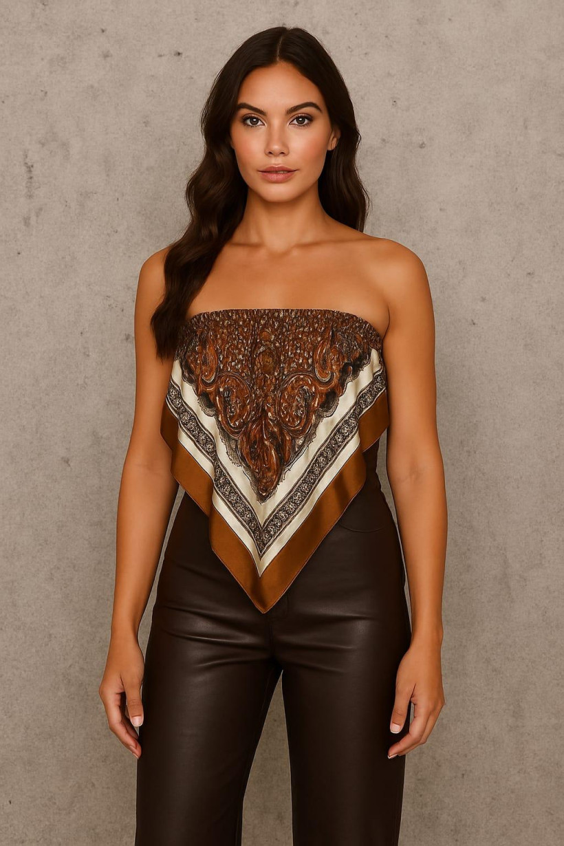 TOP BEZ RAMIĄCZEK WZORY