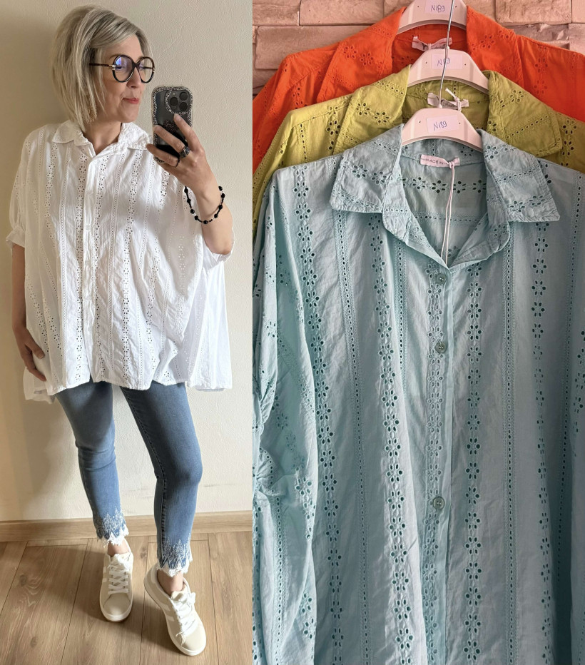 Chemise broderie anglaise