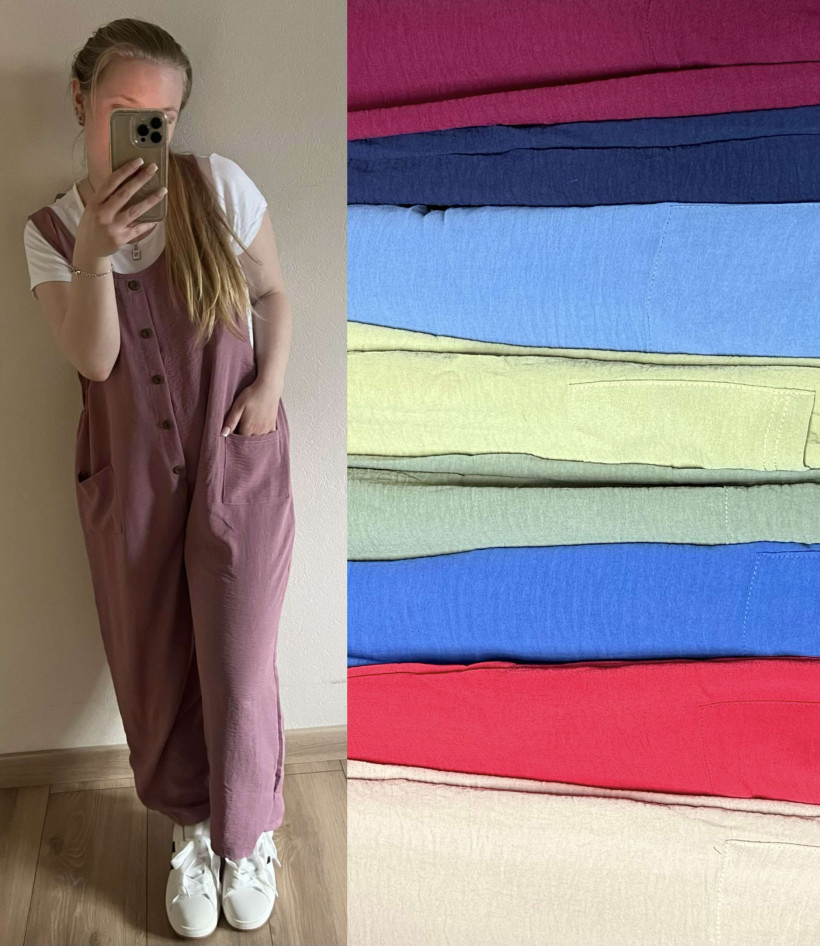 ensemble t-shirt + salopette 