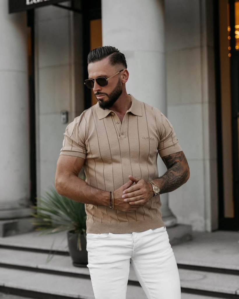 sweter męski TERON beż