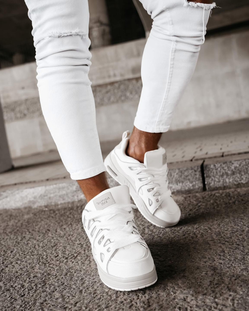 buty męskie AUTHENTIC białe