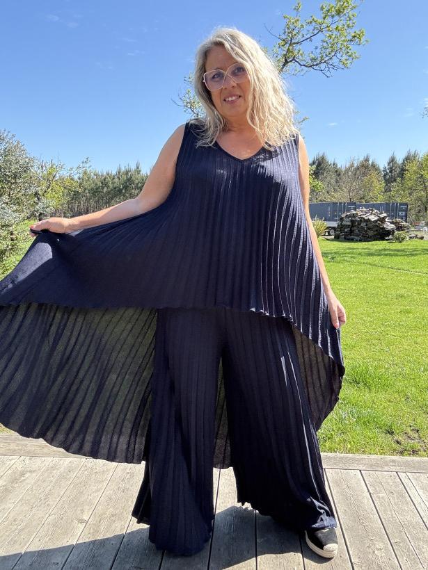 Réf 4385 Pantalon plissé soleil du 36 au 46