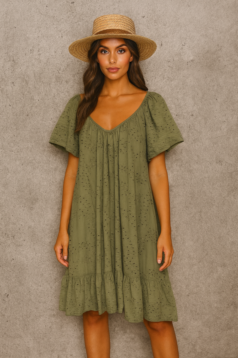 SUKIENKA HAFT DEKOLT SEREK