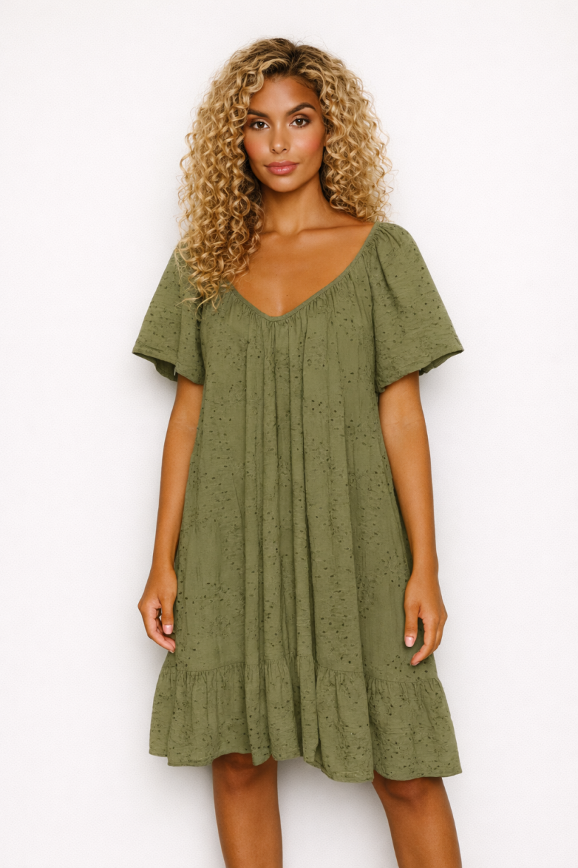 SUKIENKA HAFT DEKOLT SEREK