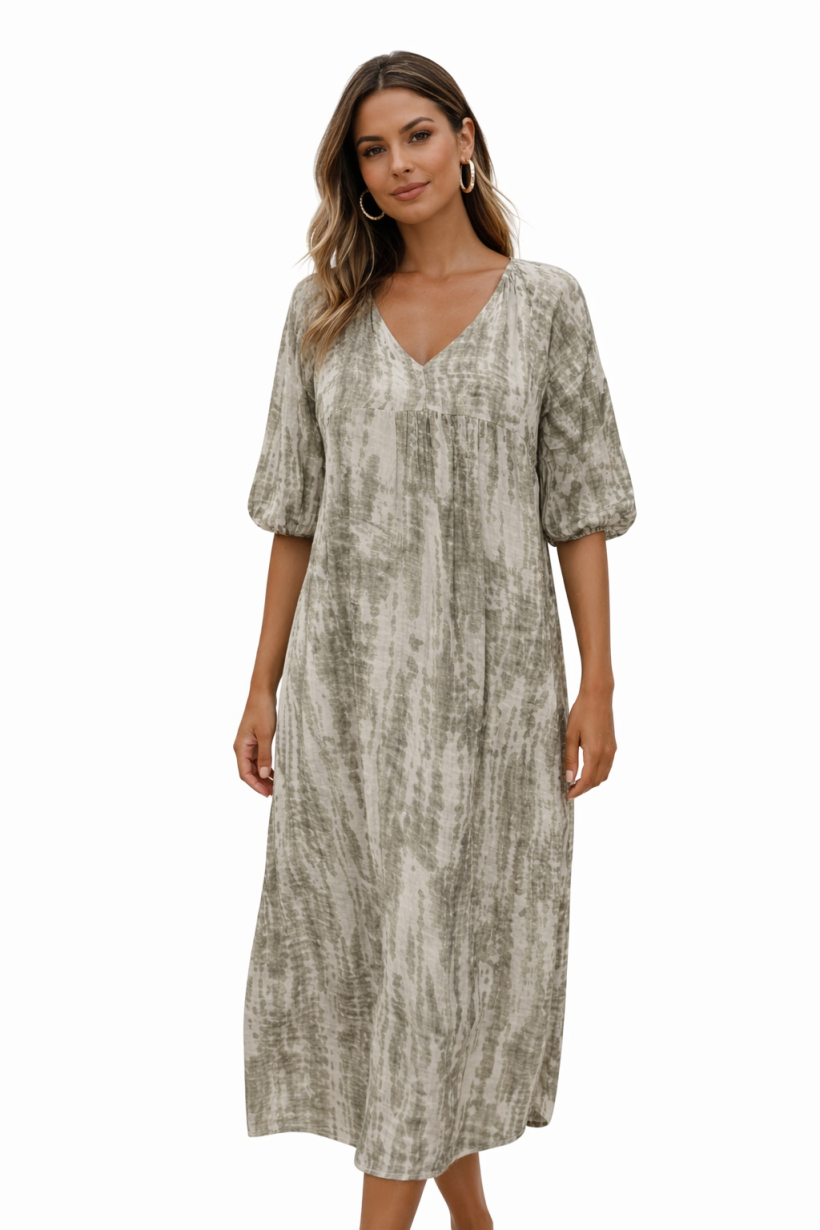 SUKIENKA PLAMY SEREK DEKOLT