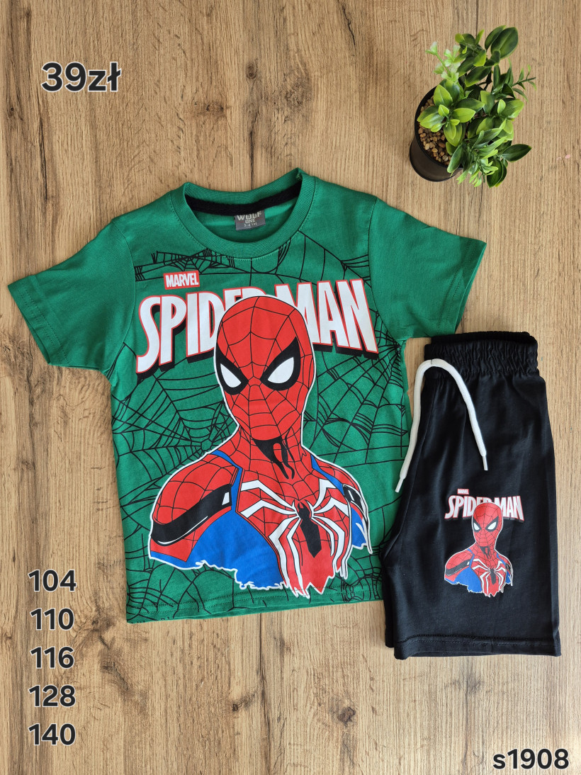 Komplet na lato "spiderman"