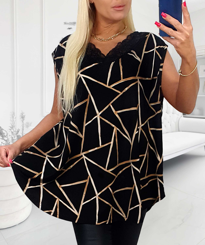 Top Plus Size Milly Trójkąty
