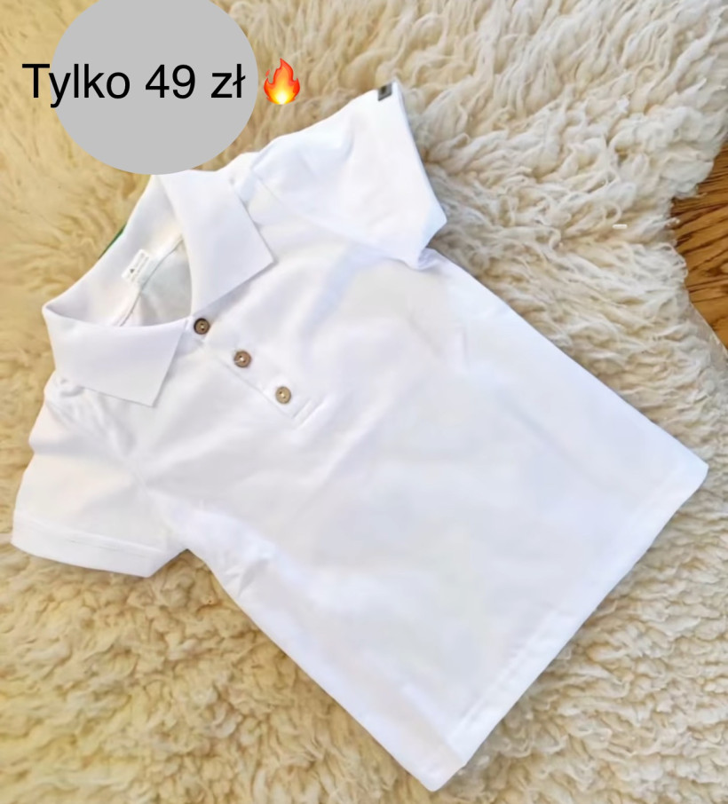 Polówka biała