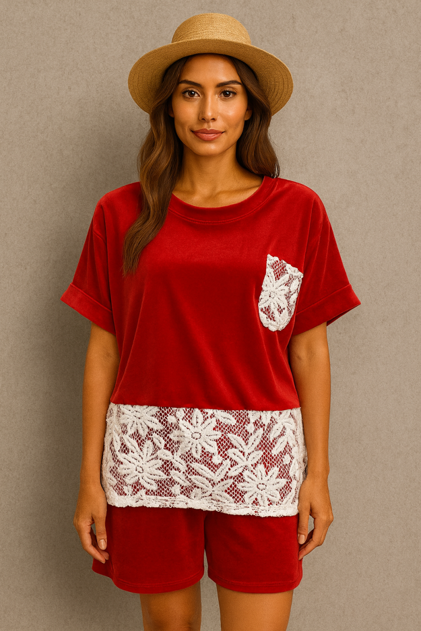 B/ DRES AKSAMIT KORONKOWY