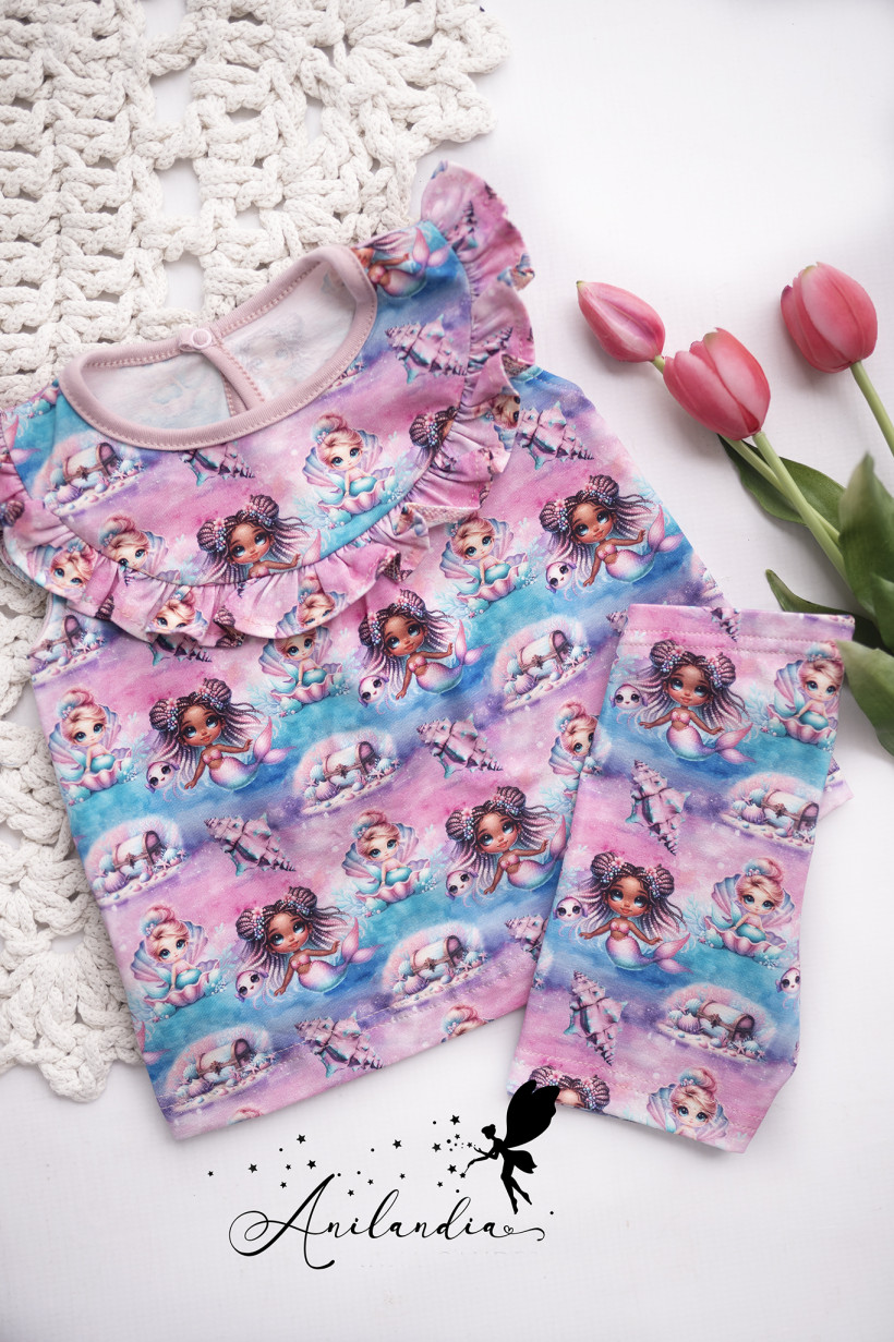 Komplet letni podwodny świat syrenek od Le bebe