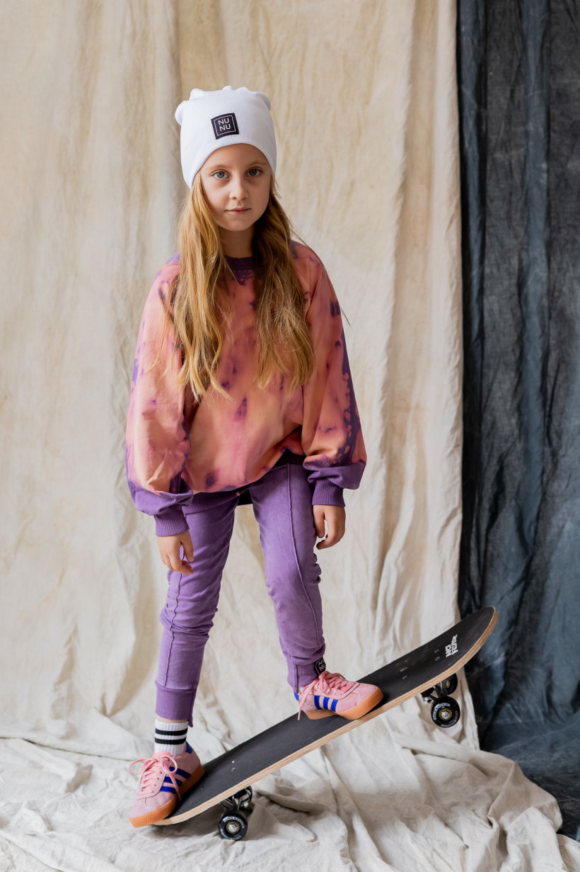 Spodnie dresowe NuNu fioletowe