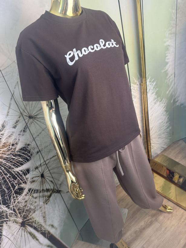 T-shirt Chocolat NOODA 