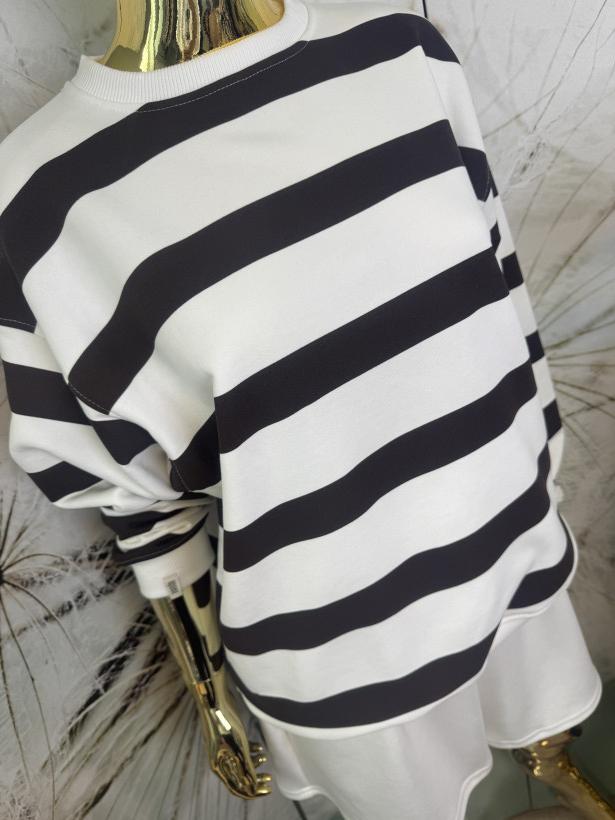 Bluza szeroki prążek klasyczna NOODA