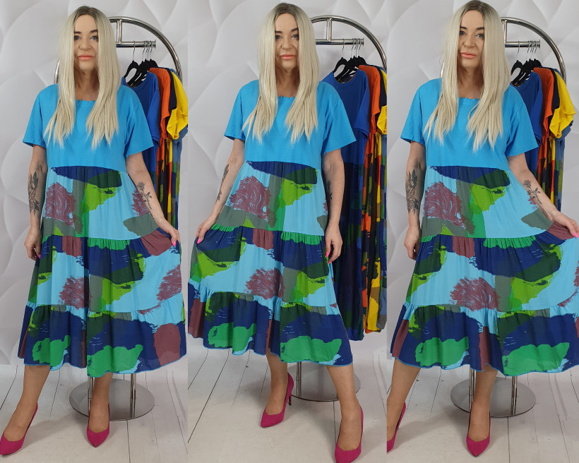 SUKIENKA  IVETA 21387 RB314 %WYPRZEDAŻ