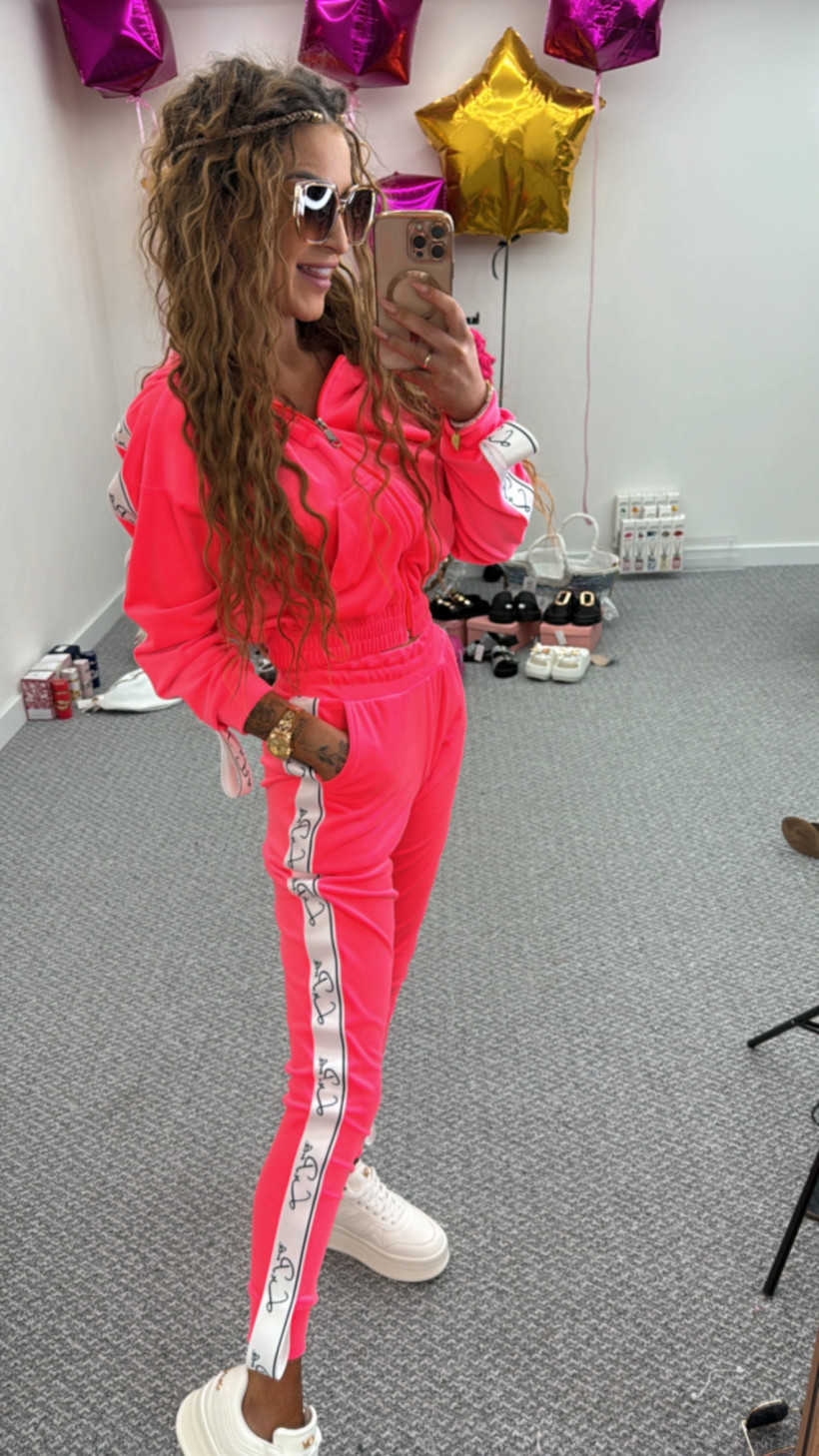 Dres La Perla neon róż 