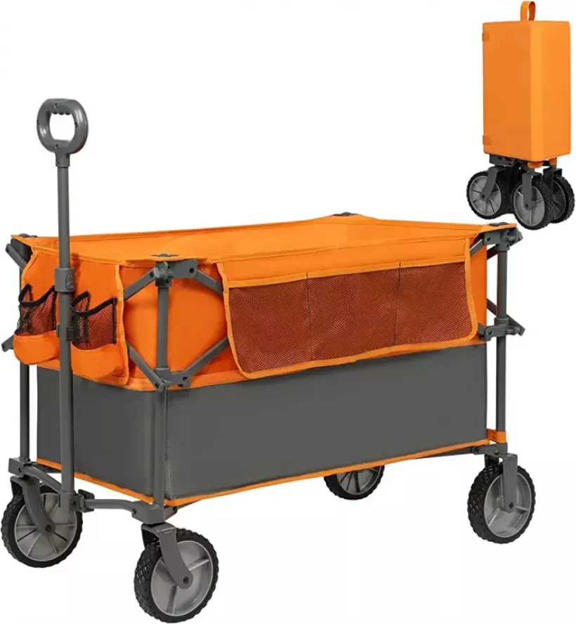 Portal Wózek składany XXL transportowy pomarańczowy