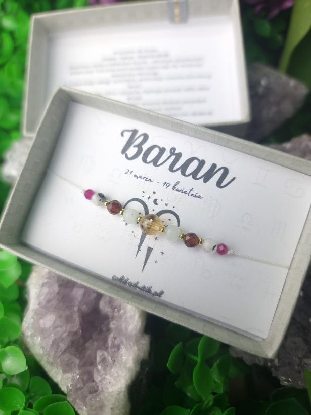 Bransoletka z kamieni naturalnych-BARAN
