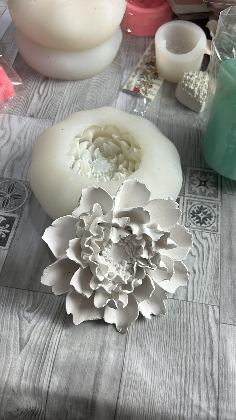 STAMPO PEONIA ARRICCIATA GIGANTE 15 cm