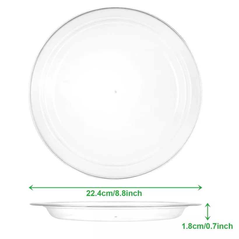 plastikowy talerz 22 cm średnicy