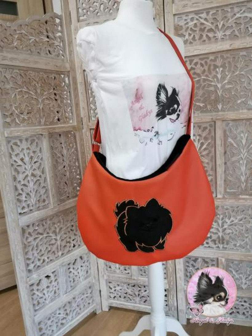 Sac bandoulière Orange - Pomeranian