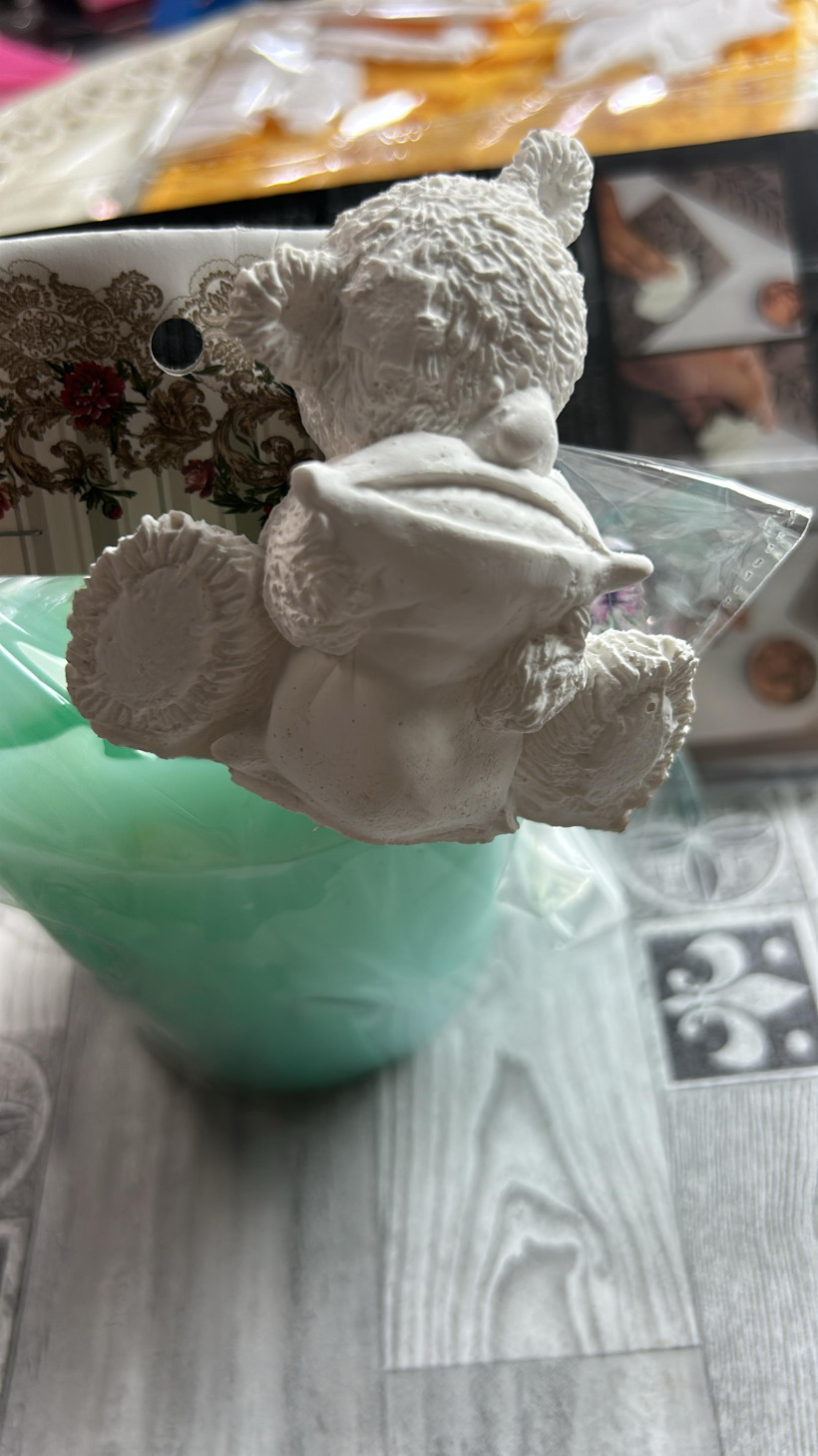 STAMPO ORSETTO CON CUSCINO