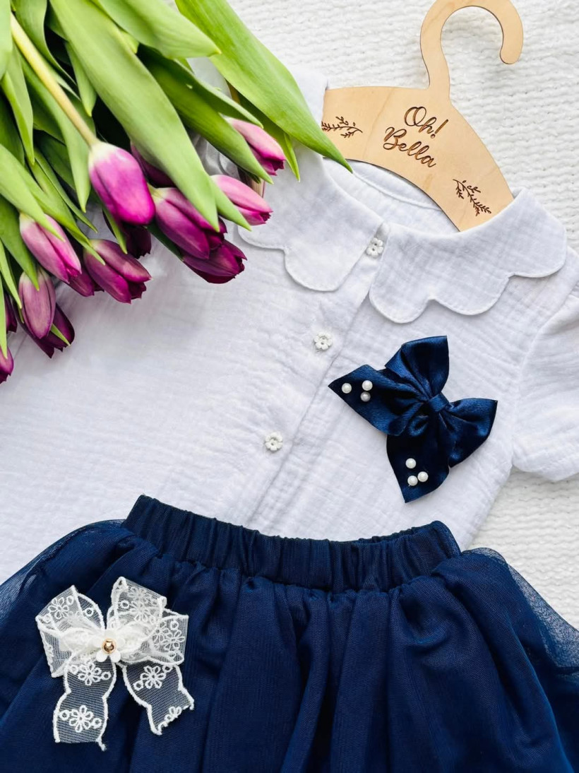 Spódniczka granat tiul Oh Bella