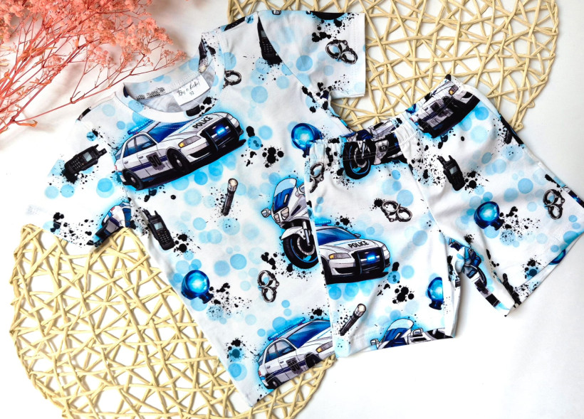 PIŻAMA POLICJA BY O BABY