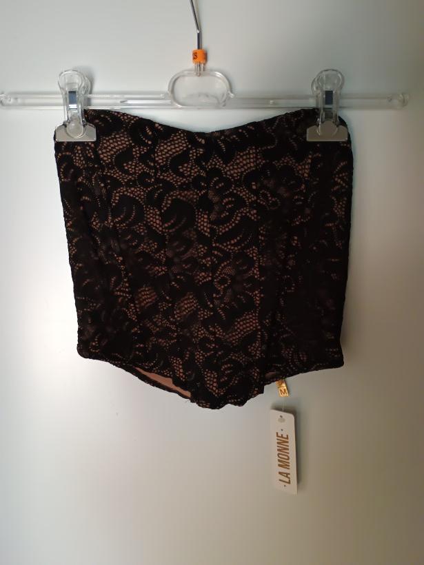 Top koronkowy czarny La Monne WYPRZEDAŻ