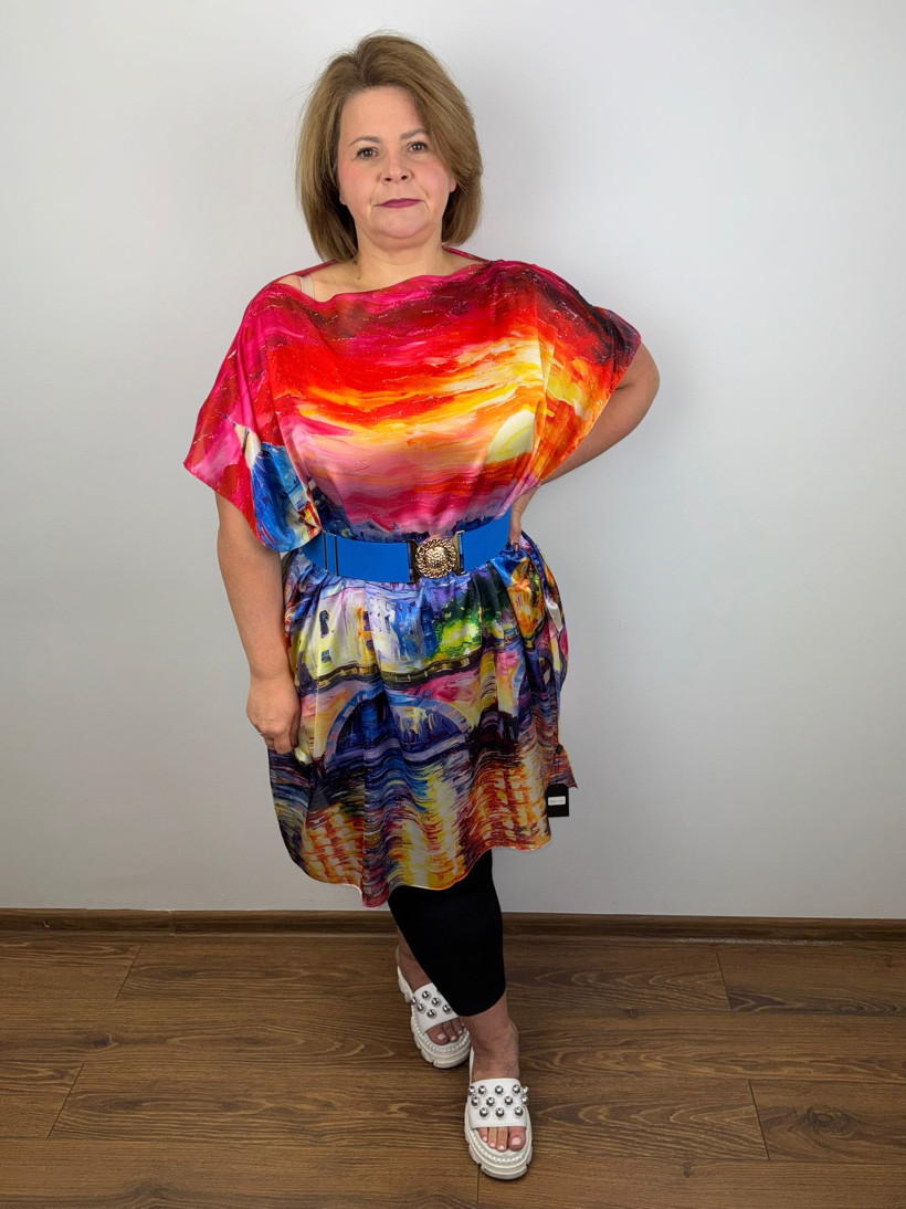 Paero na strój, wzór miasto - 1133