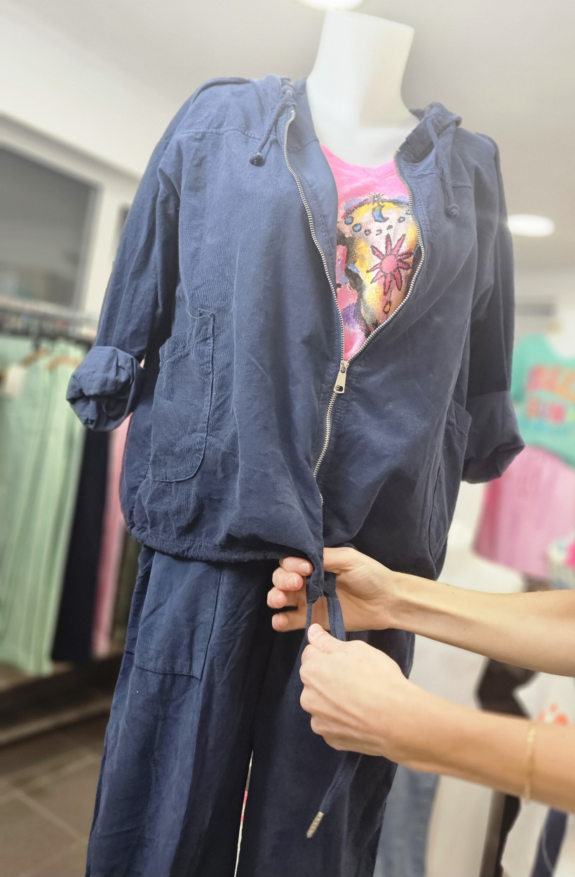 VESTE EFFET VELOURS FIN TU 34-44
