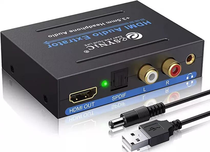 eSynic Audio ekstraktor rozdzielacz sygnału