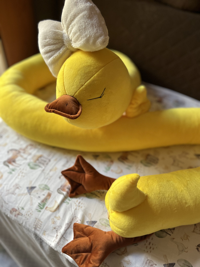 Ochraniacz do łóżeczka KACZUSZKA